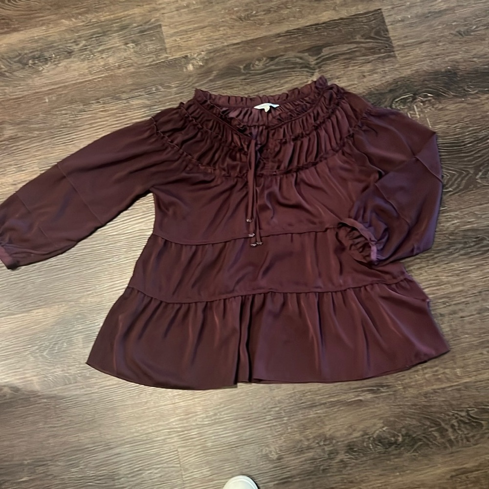 Tunic type blouse, wore once!
